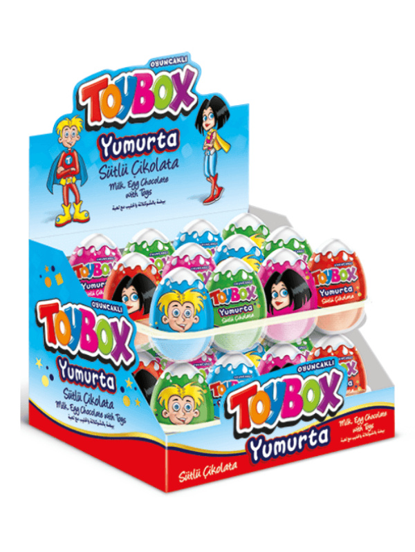 Toybox Sütlü Yumurta Çikolatalar Oyuncaklı 20 Grx24