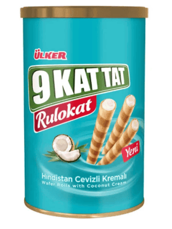 Ülker 9 Kat Tat Ülker Rulokat Hindistan Cevizli 170 Gr