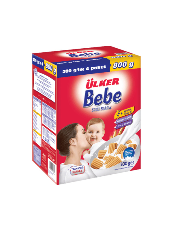 Ülker Bebe Bisküvisi Kutu 800 Gr