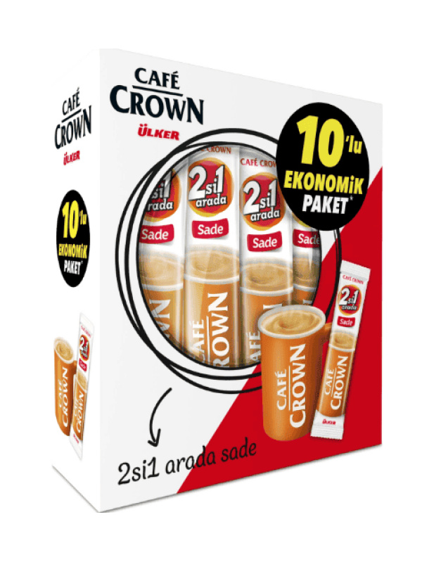 Ülker Cafe Crown 2Si 1 Arada Sade 180 Gr