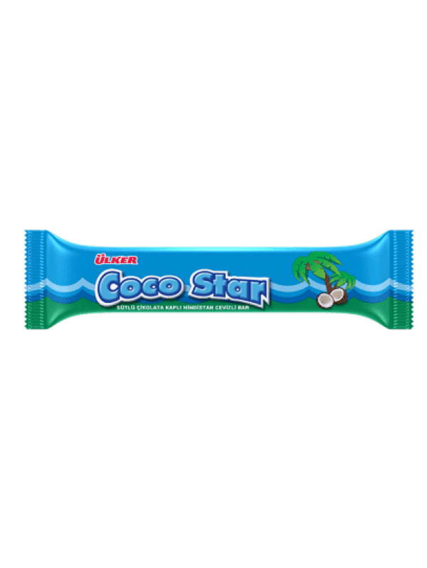 Ülker Cocostar Chocolate Bar 25 Gr