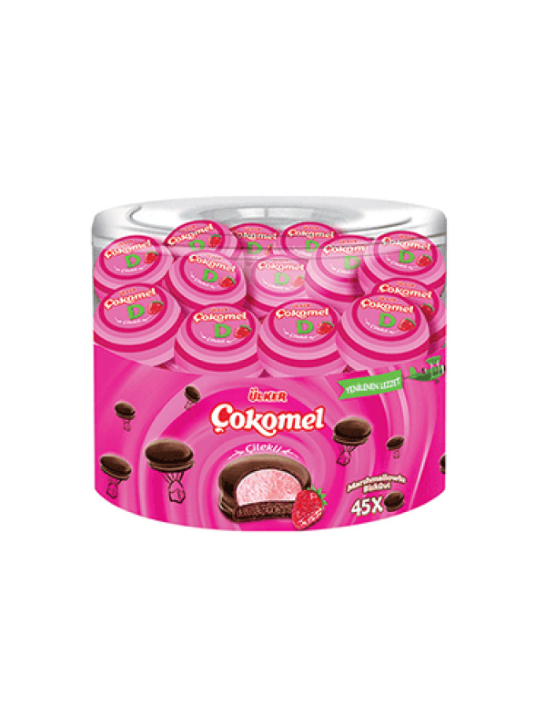 Ülker Çokomel Marshmallow Çilekli 420 Gr