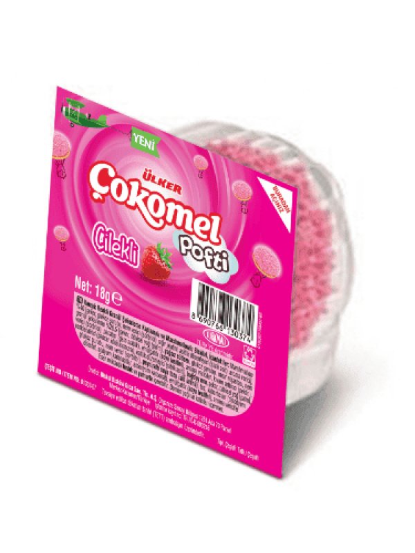 Ülker Çokomel Pofti Çilekli 18 Gr