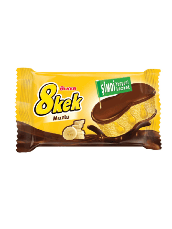 Ülker Dankek 8 Kek Muzlu 55 Gr