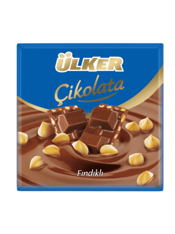 Ülker Fındıklı Kare Çikolata 65 Gr
