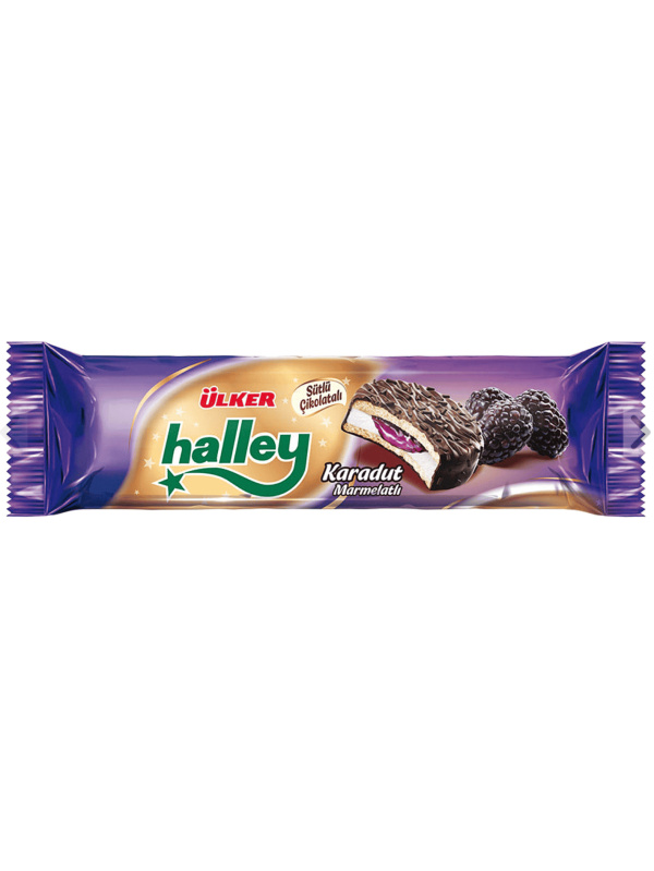 Ülker Halley Karadut Marmelatlı Bisküvi 74 Gr