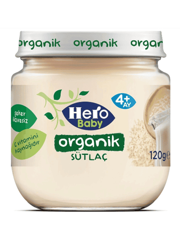 Ülker Hero Baby Organik Sütlaç Bebek Maması 120 Gr