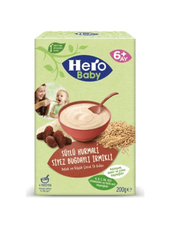 Ülker Hero Baby Sütlü Siyez Buğdaylı Bebek Maması 200 Gr