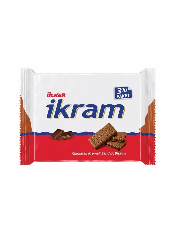 Ülker İkram Kremalı Çikolatalı 3’Lü 252 Gr