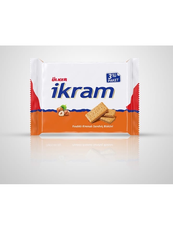 Ülker İkram Kremalı Fındıklı 3’Lü 252 Gr