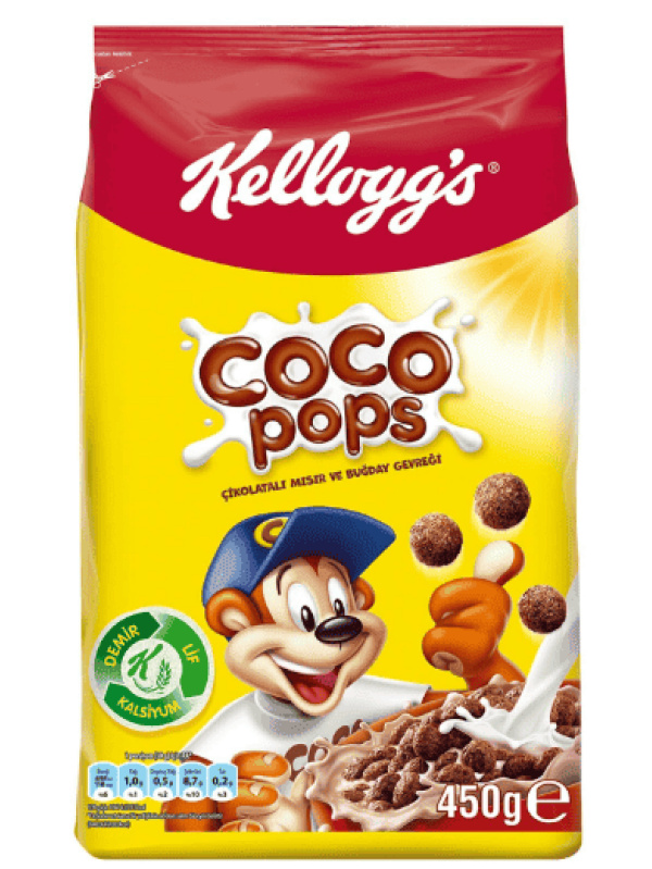Ülker Kellogs Cocopops Topları 450 Gr