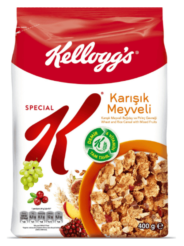 Ülker Kellogs Specıal K Karışık Meyveli 400 Gr