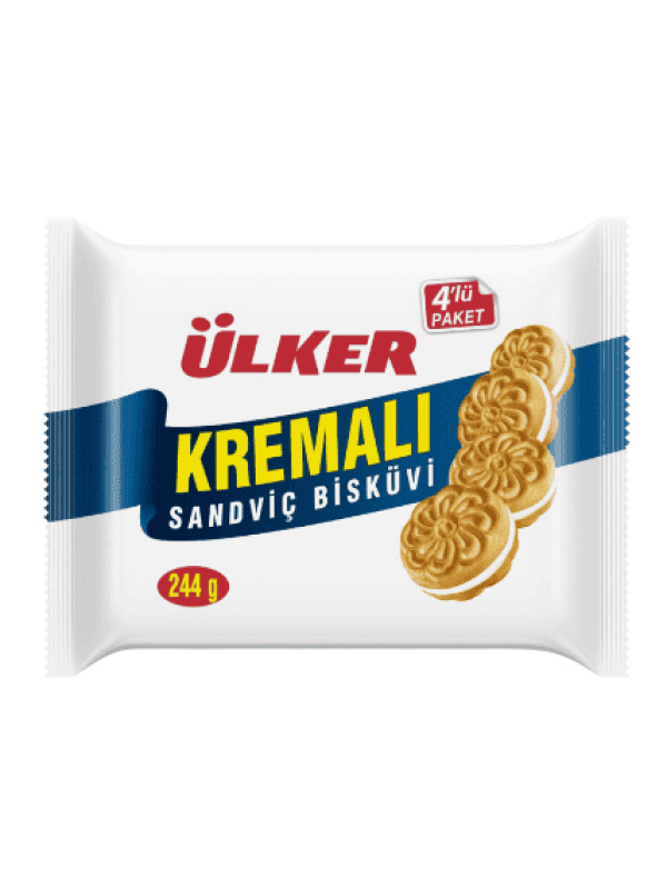 Ülker Kremalı Sandviç 4’Lü 244 Gr