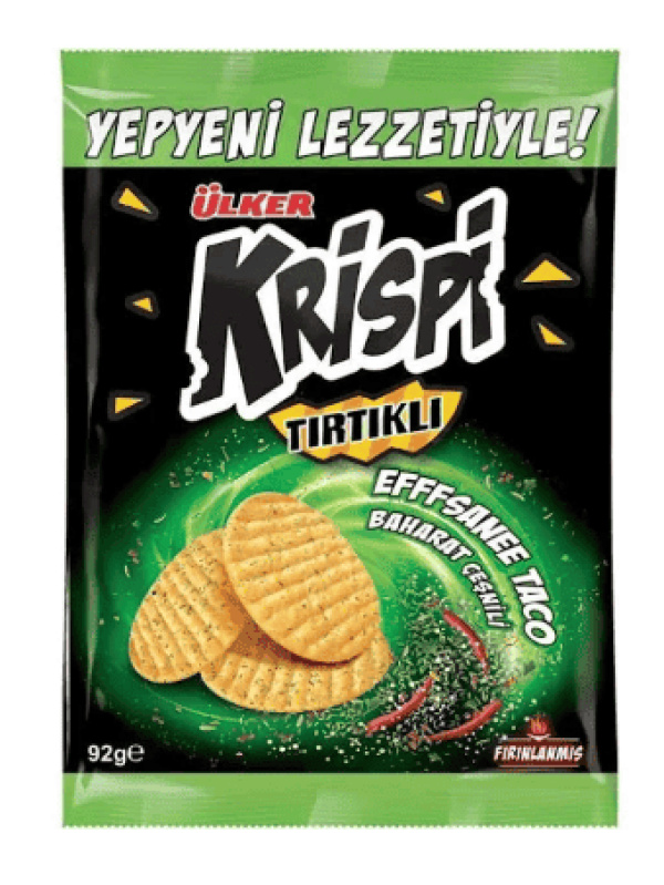 Ülker Krispi Tırtıklı Kraker Baharatlı 92 Gr