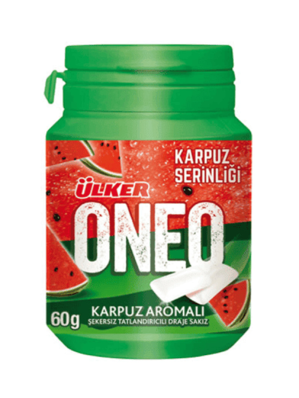 Ülker Oneo Karpuzlu Şişe Draje Sakız 60 Gr
