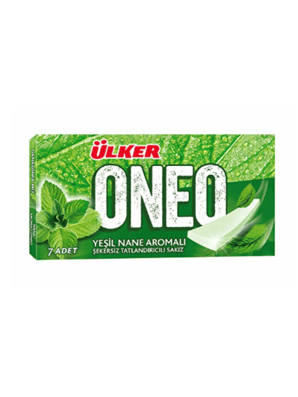 Ülker Oneo Slıms Yeşil Naneli Sakız 14 Gr