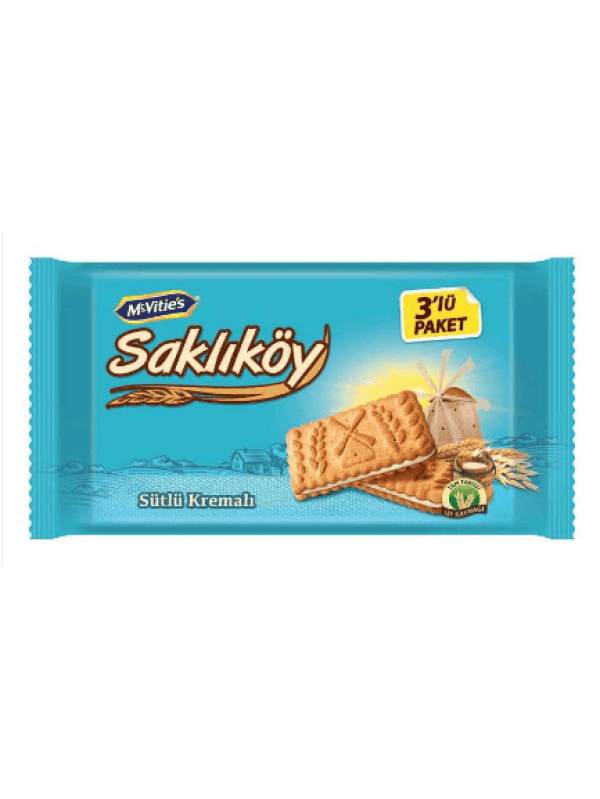 Ülker Saklıköy Sütlü Kremalı Çoklu Paket 264 Gr