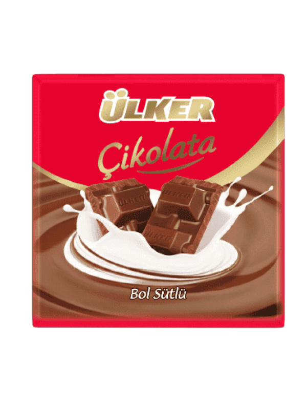 Ülker Sütlü Kare Çikolata 60 Gr