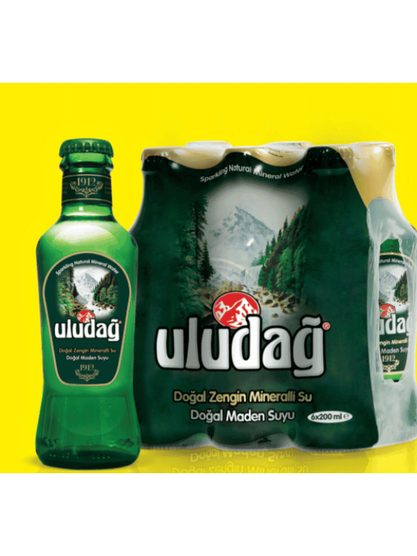 Uludağ Doğal Maden Suyu 6X200 Ml