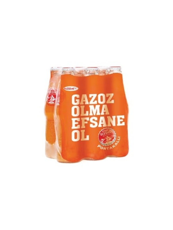 Uludağ Gazoz Efsane Portakal 6X250 Ml