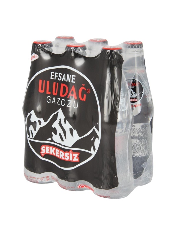 Uludağ Gazoz Legend Şekersiz 6X250 Ml