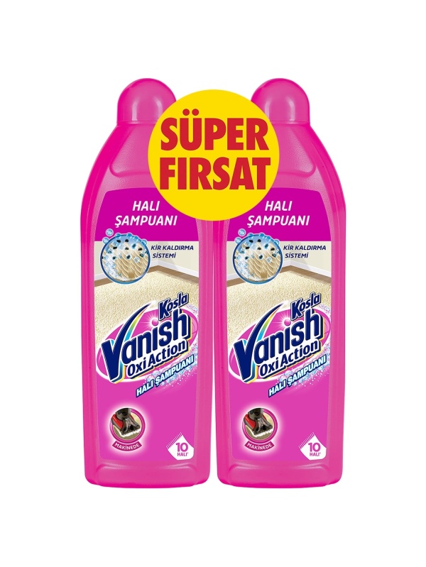 Vanish Kosla Halı Şampuanı 2 Adet (Makine) 2X850 Ml