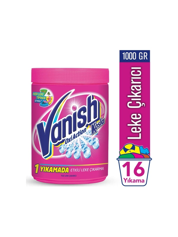 Vanish Kosla Oxi Action Toz (Pembe) 1000 Gr