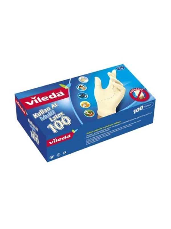 Vileda Tek Kullanımlık Eldiven (Küçük-Orta) 100 Adet