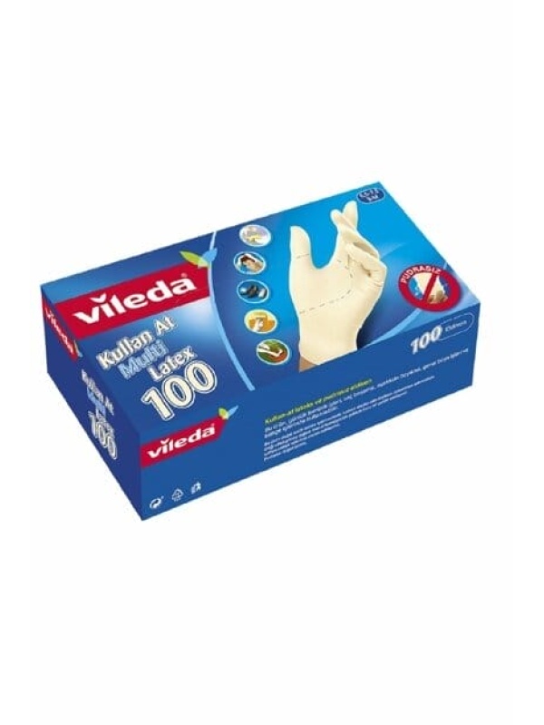 Vileda Tek Kullanımlık Eldiven (Orta-Büyük) 100 Adet