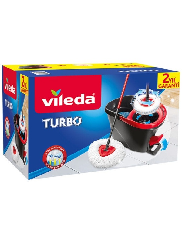 Vileda Turbo Spin Mop Ve Kova Seti 1 Parça