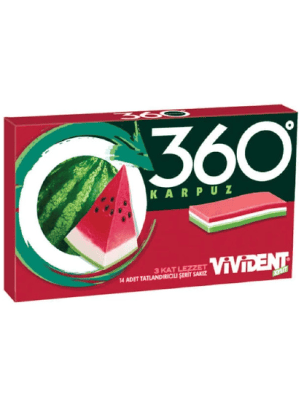 Vivident 360 Karpuzlu Sakız 33 Gr