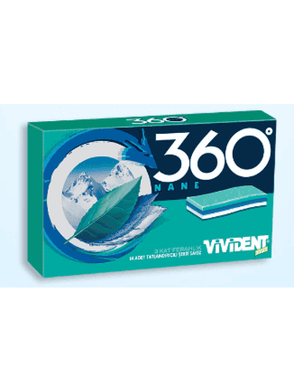 Vivident 360 Naneli Sakız 33 Gr