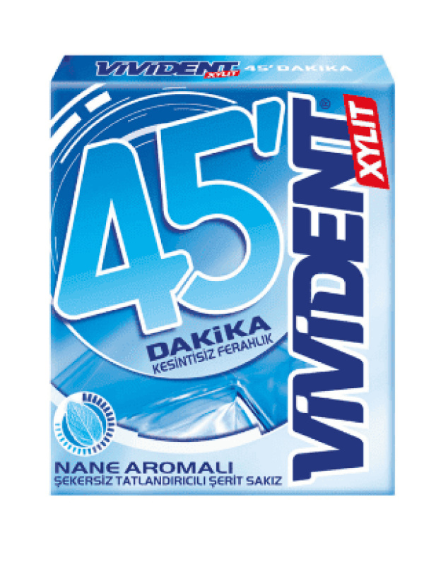 Vivident 45 Dakika Naneli Sakız 33 Gr