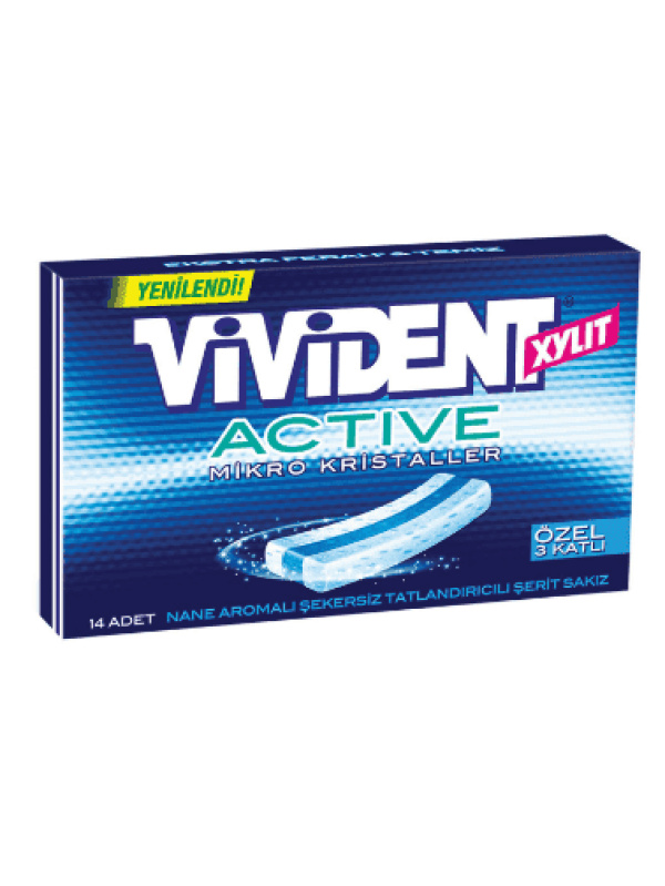 Vivident Active Naneli Sakız 33 Gr