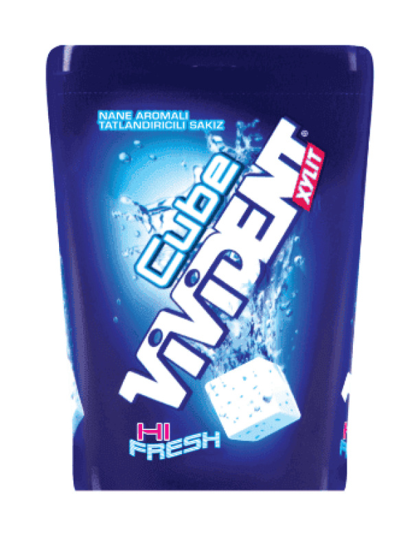 Vivident Cube Naneli Sakız 86 Gr