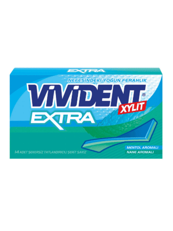 Vivident Extra Naneli Sakız 26 Gr