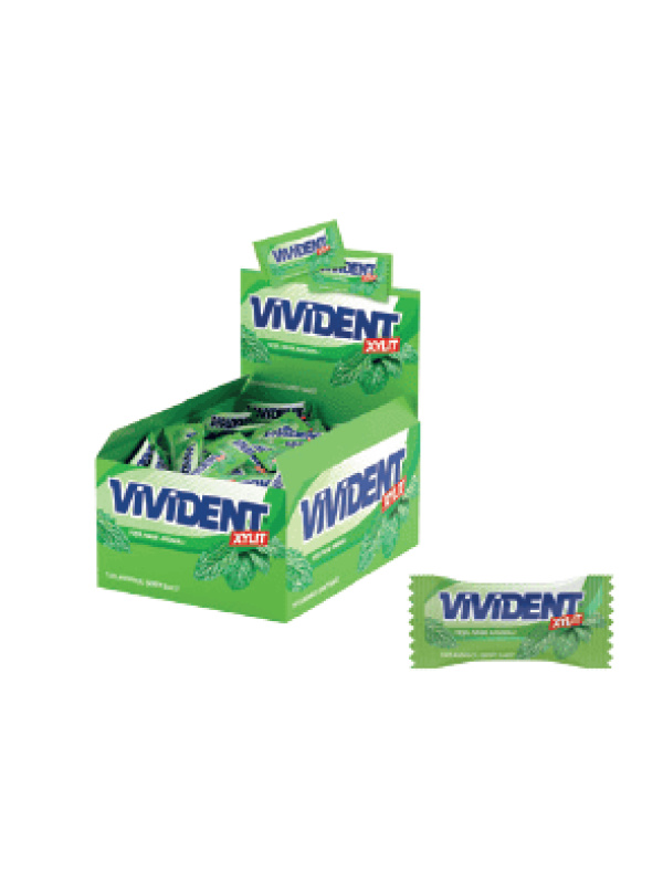 Vivident Mono Yeşil Nane Aromalı Sakız 2 Gr