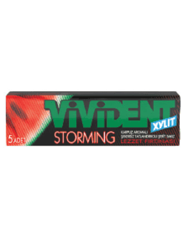 Vivident Storming 5P Stick Karpuz Sakız 14 Gr