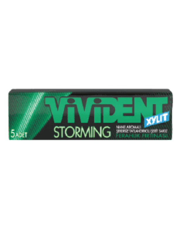 Vivident Storming 5P Stick Naneli Sakız 14 Gr
