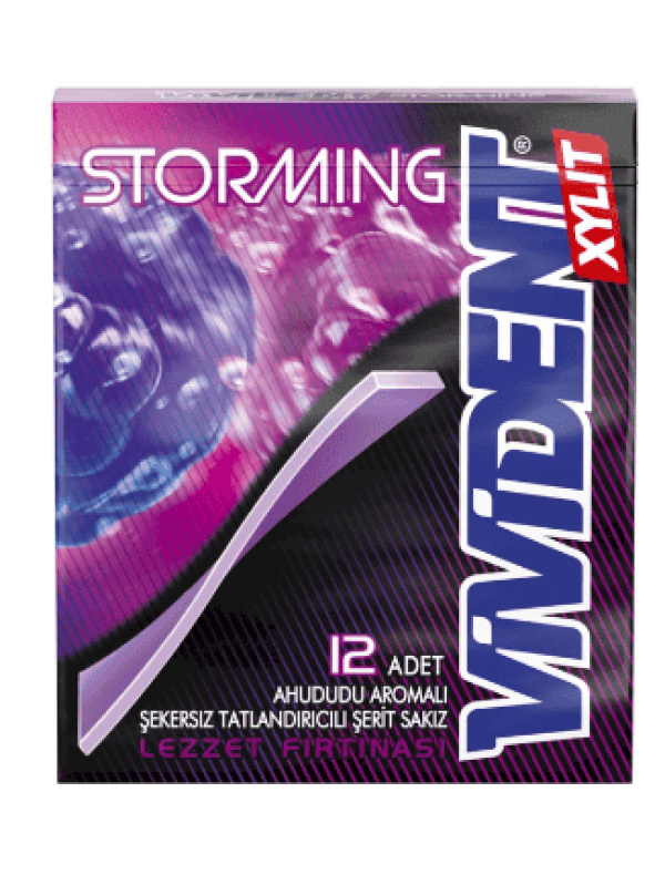 Vivident Storming Ahududu Aromalı Sakız 33 Gr