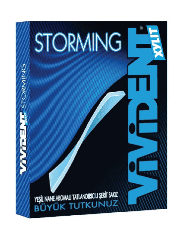Vivident Storming Yeşil Naneli Sakız 33 Gr