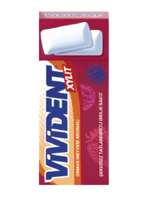 Vivident Xylıt Orman Meyveli Sakız 12.6 Gr