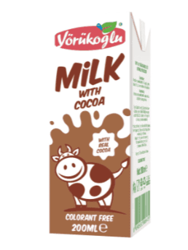 Yörükoğlu Kakaolu Süt 200 Ml