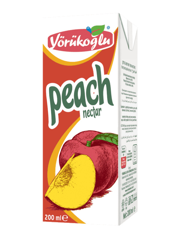 Yörükoğlu Meyve Suyu Şeftali Nektarı 200 Ml