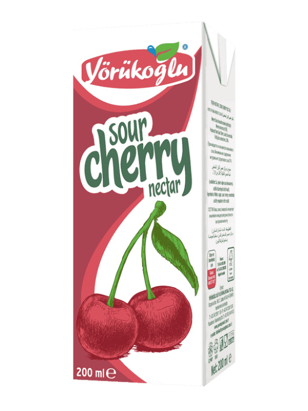 Yörükoğlu Meyve Suyu Vişne Nektarı 200 Ml