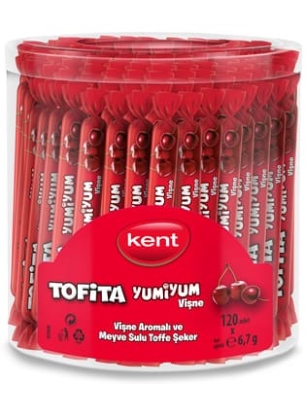 Yumiyum Vişneli Kavanoz Şekeri 6.7 Gr X120