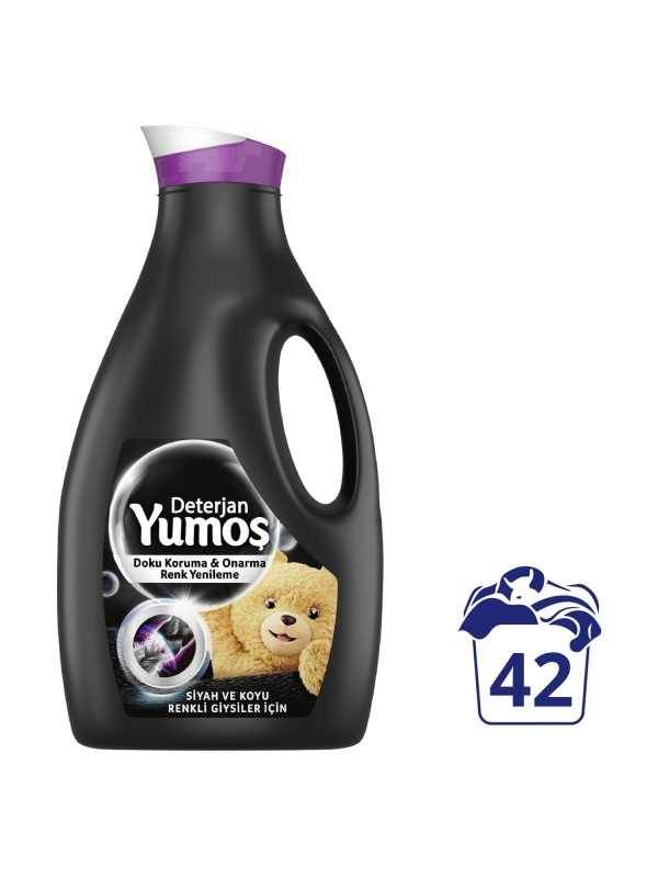 Yumoş Siyah Ve Koyu Çamaşırlar İçin Sıvı Deterjan 2520 Ml
